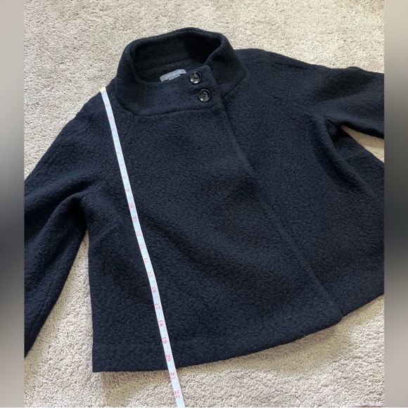 Ann Taylor Black Wool Bolero/Cape Jacket. Size Medium. Excellent  condition - Picture 10 of 12